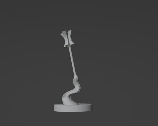 Spiritual Weapon Mace Spell Effect 28mm Scale DND D&D Tabletop Mini