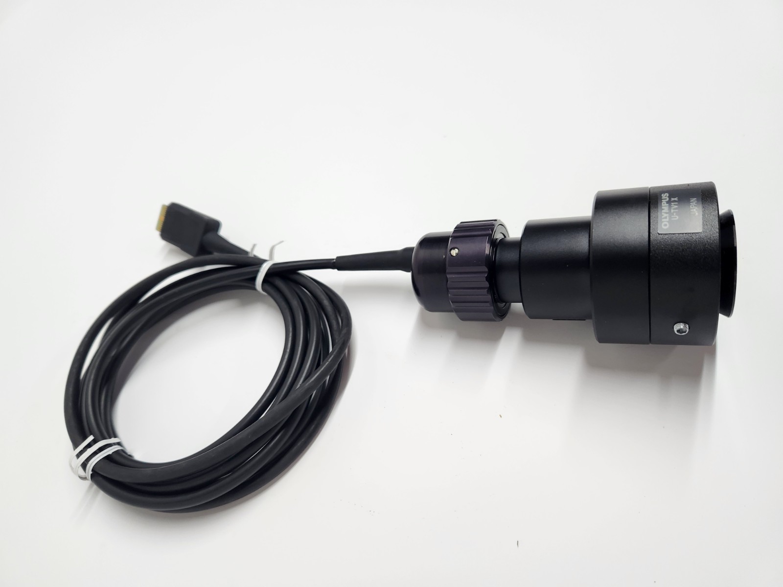 Olympus U-TV1X C-Mount Adapter, U-CMAD3 Low Profile Flange & Camera