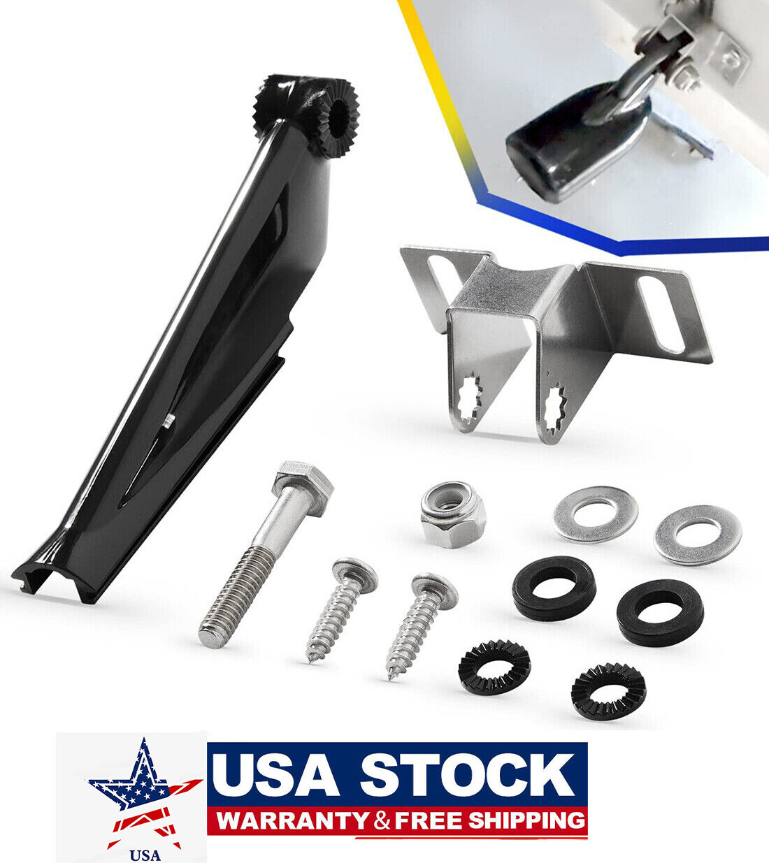 For Lowrance Skimmer Transducer Mount DSI Unit Transom Bracket Kit 000-10262-001