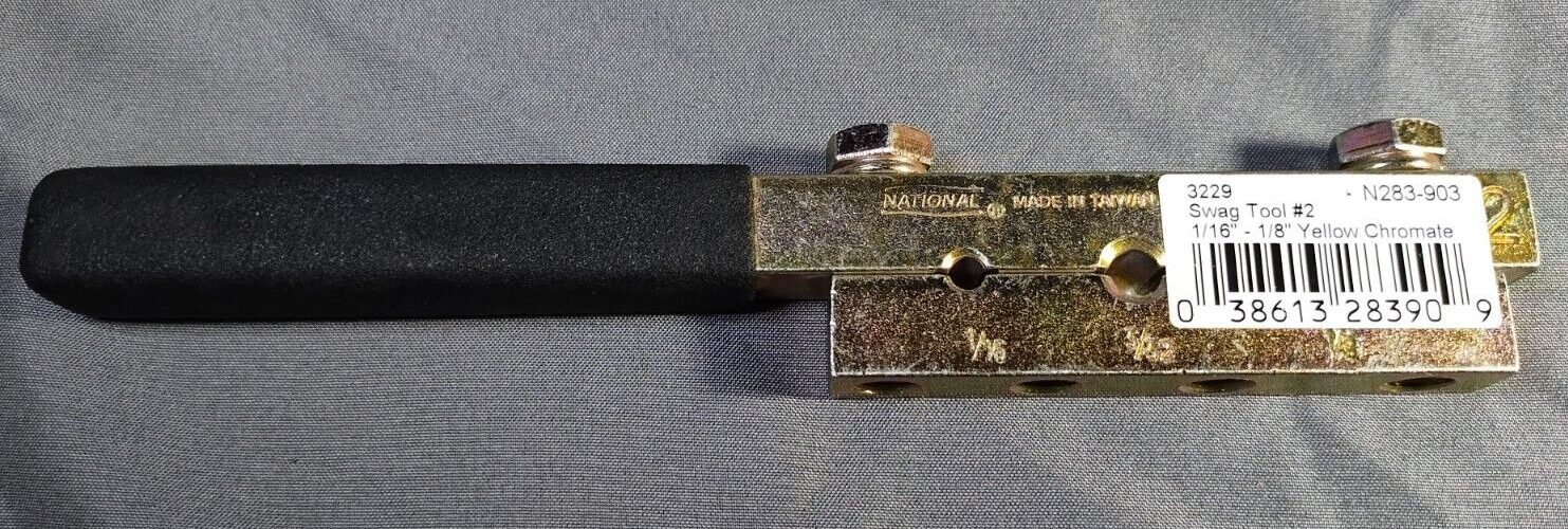 National Hardware 3229BC Series N283-903 Swag Swage Tool