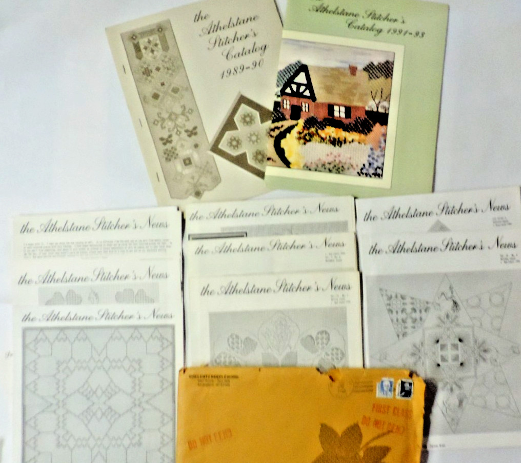 The Athelstone Sticher's: 10 Newsletters 1990-91/2 Catalogs 1989-93 Needlepoint
