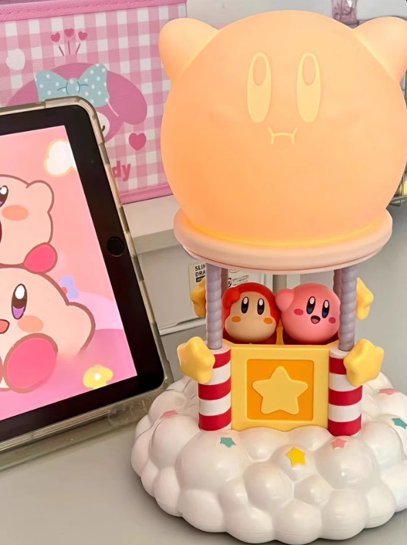 Nintendo Kirby's Dream Land PUPU Balloon Touch Light Lamp Collection Figure Gift