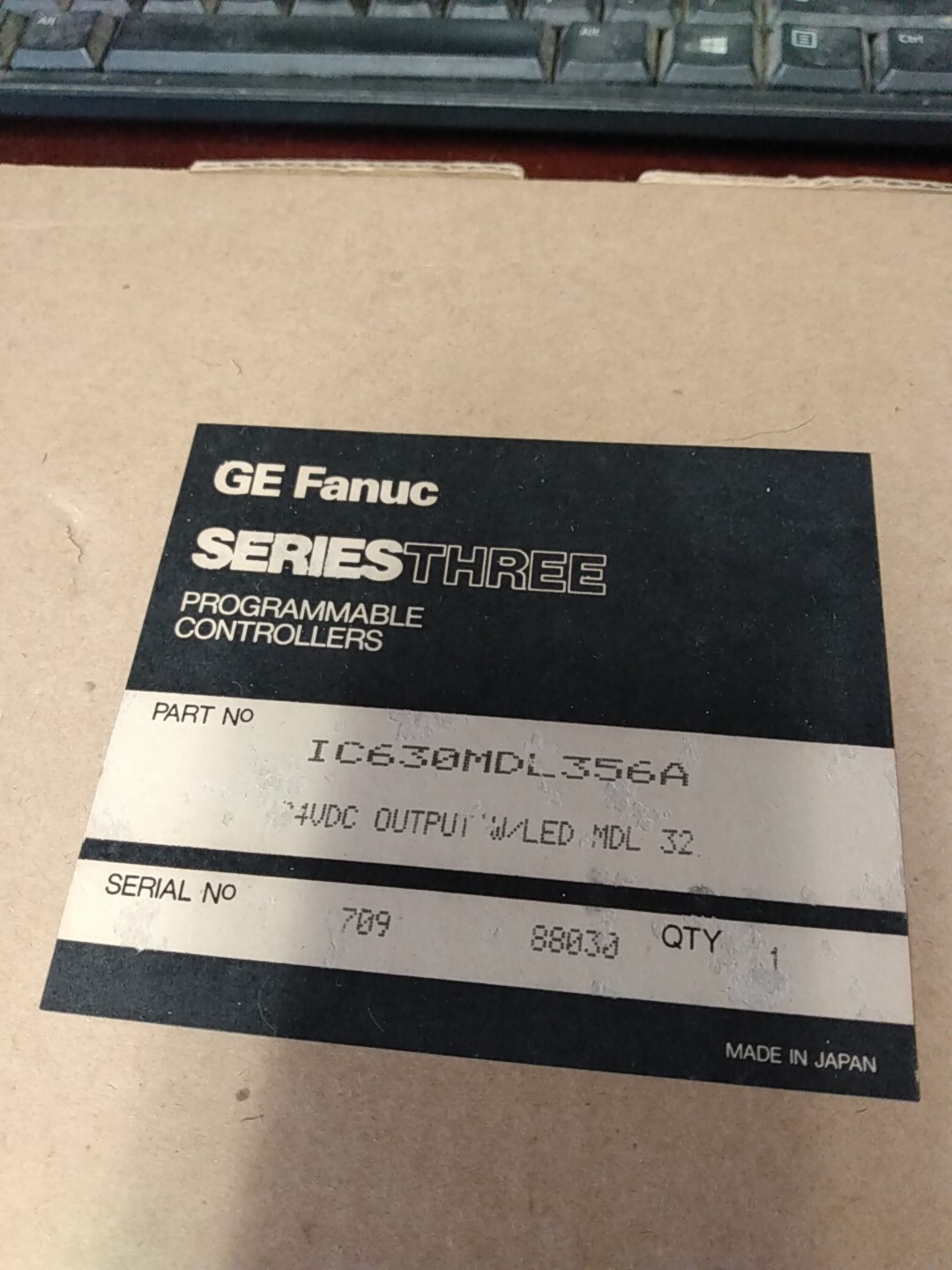 GE Fanuc IC630MDL356A Output Module Nib