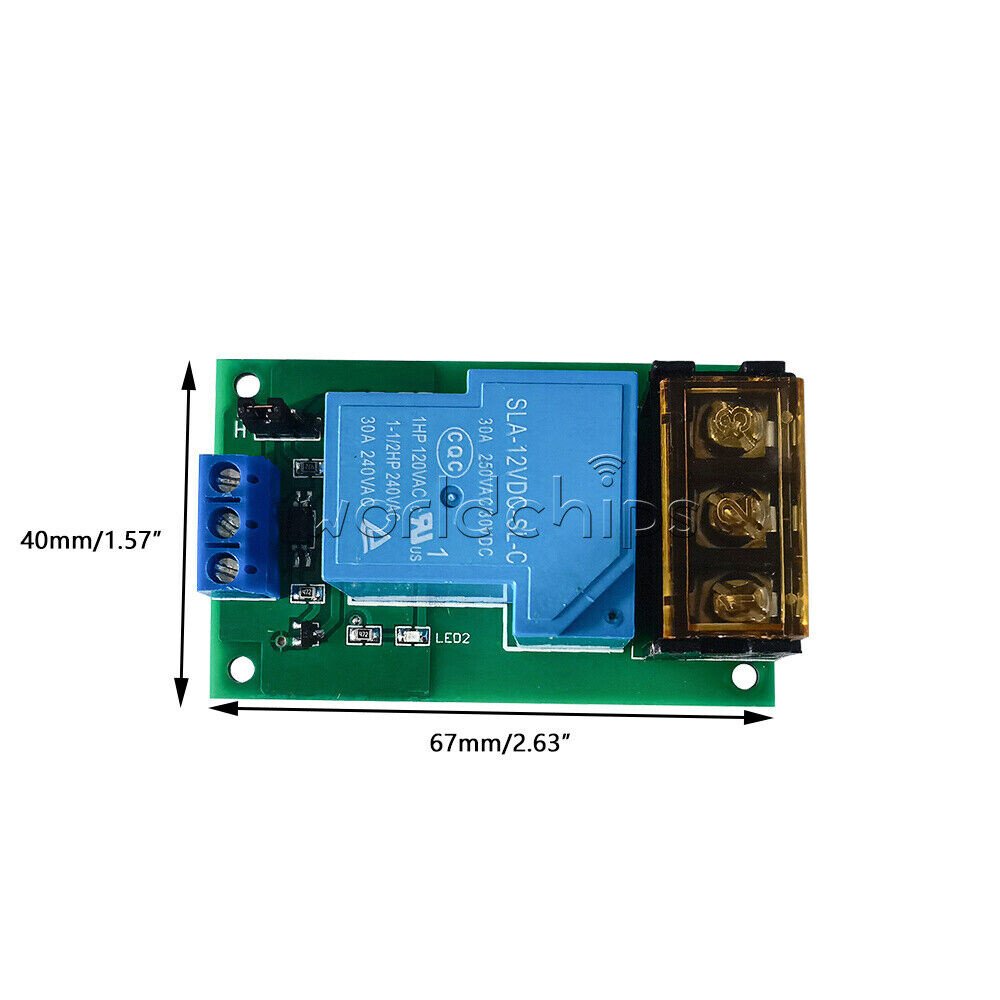 DC 5V/12V/24V 30A Relay Module Optocoupler Isolation High & Low Level Trigger