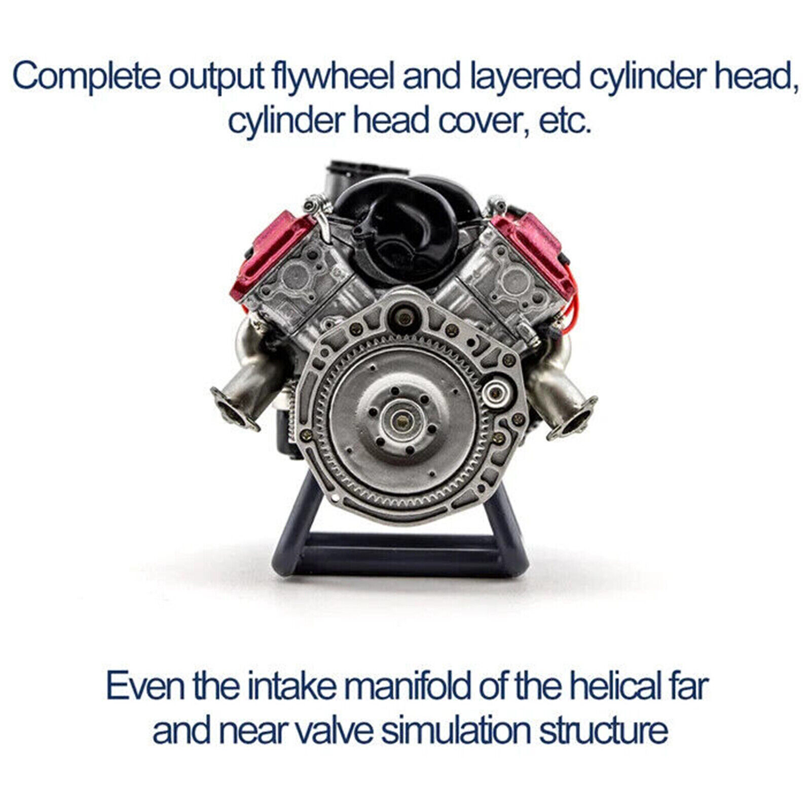 V8 Engine Model Building Kits Internal Combustion DIY Hobby For Adults