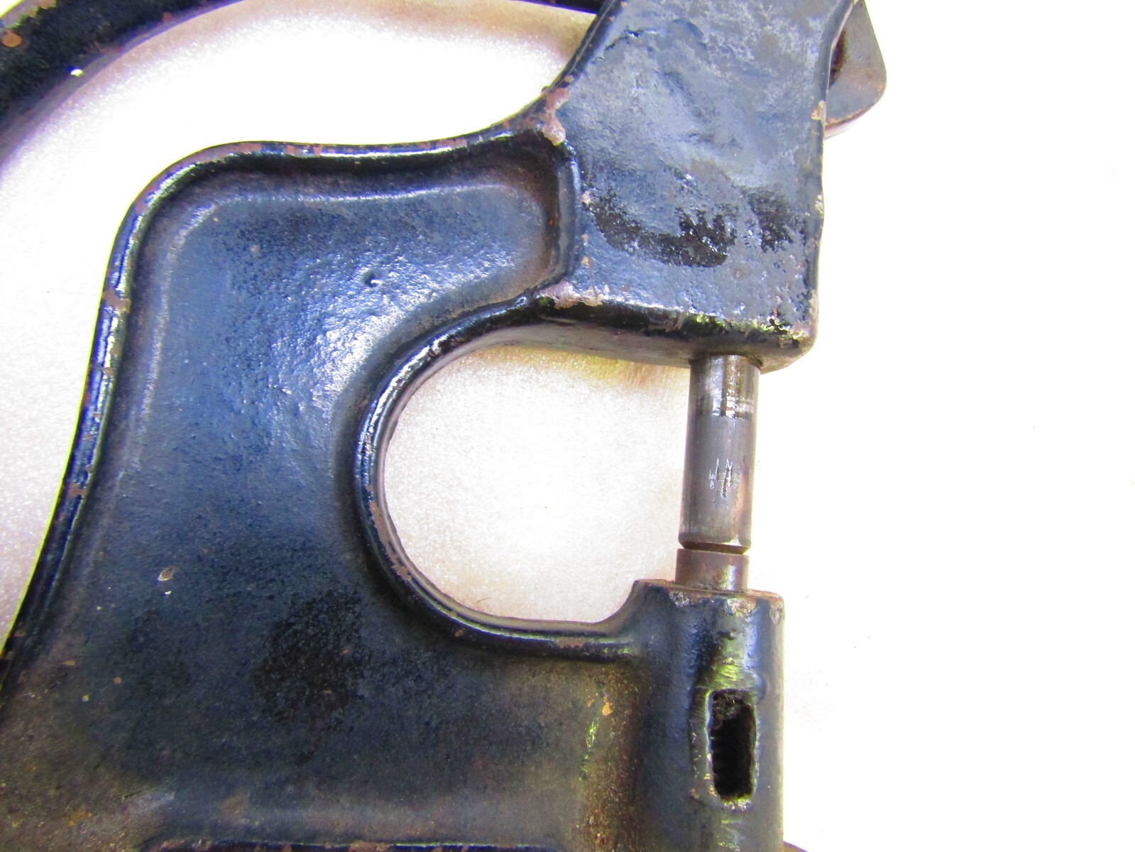 Vintage cast iron grommet/rivet macine by Rex