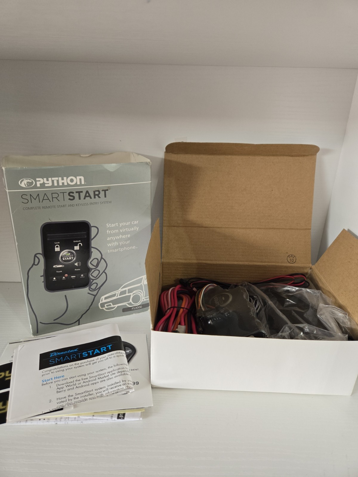 New open box Python Smart Start remote start PS3000