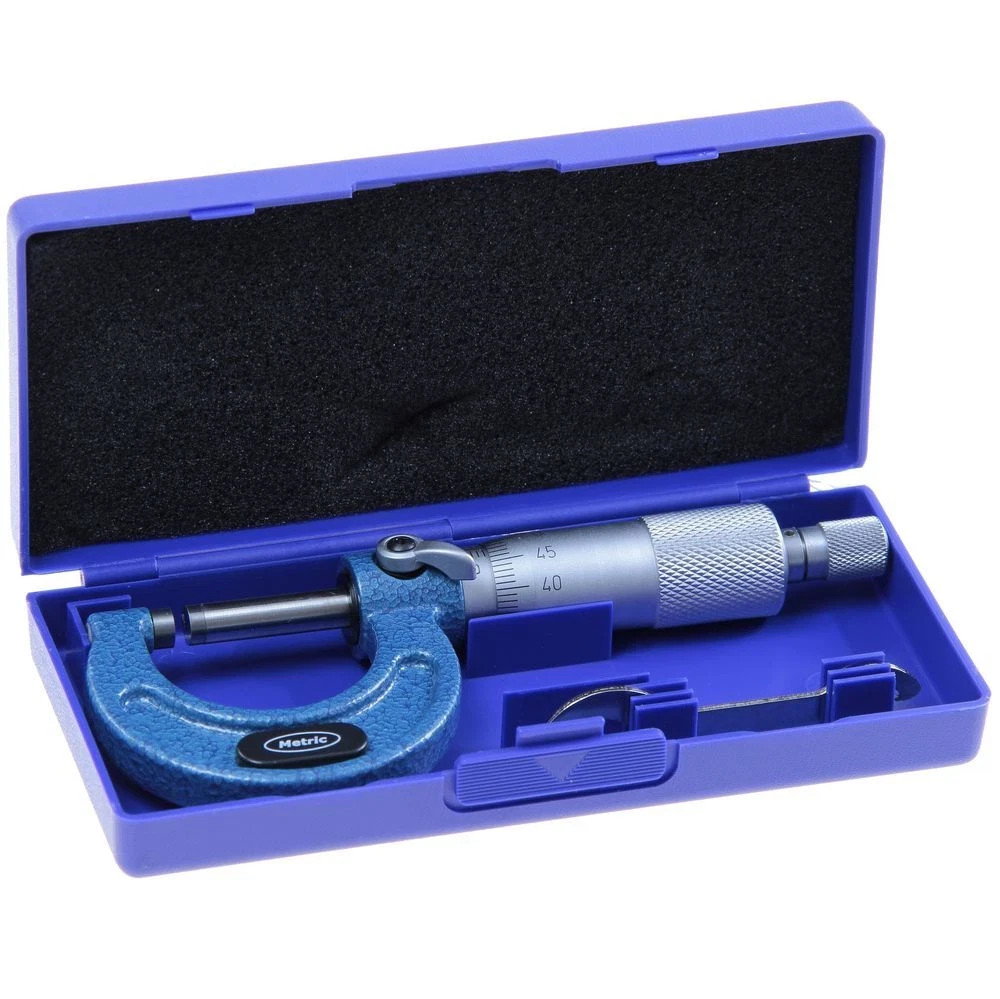 25mm/0.01mm Micrometer Professional Grade Precision Carbide Tips Metric