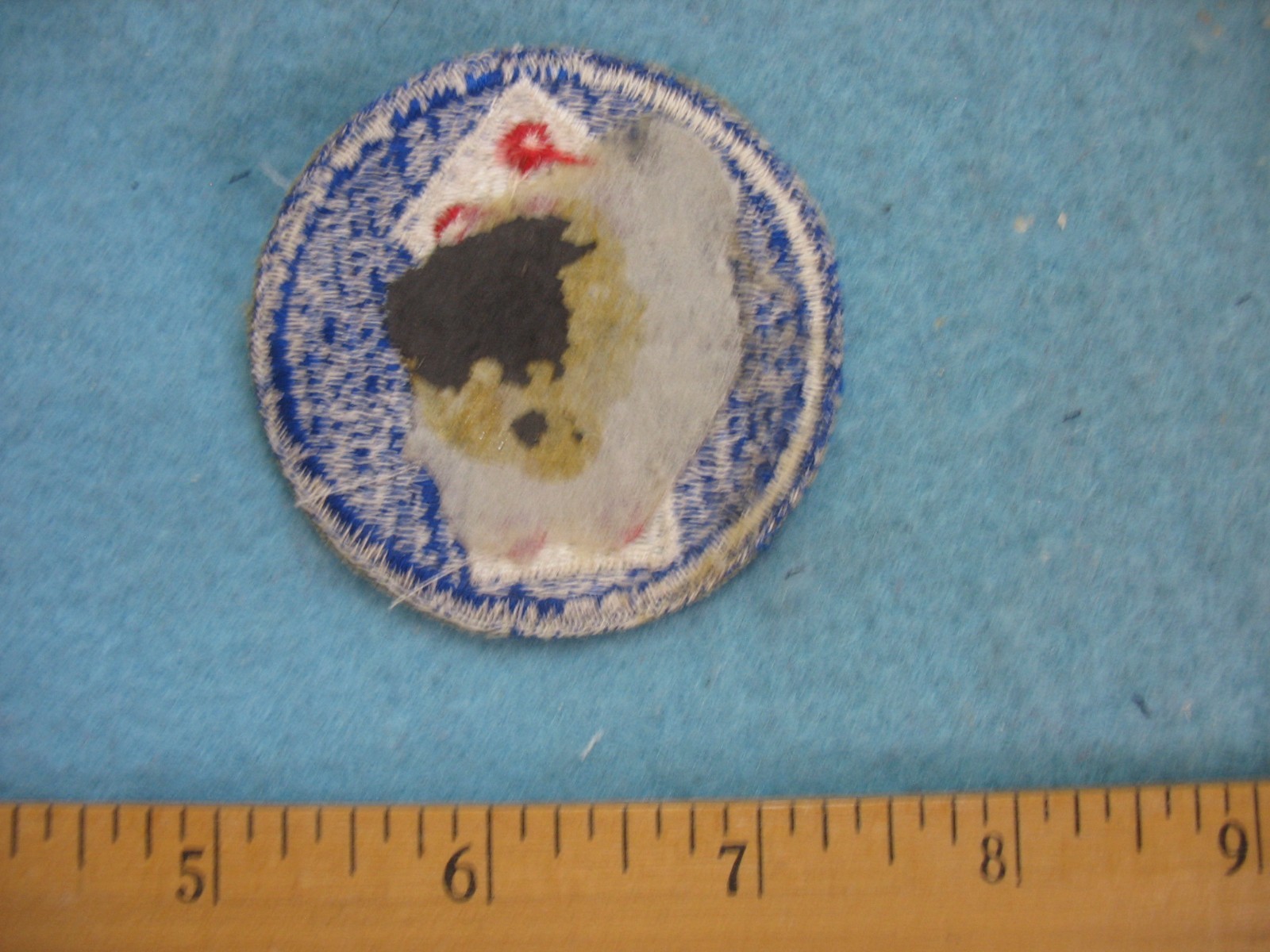 Original unused WWII US Army XI Corps whiteback patch
