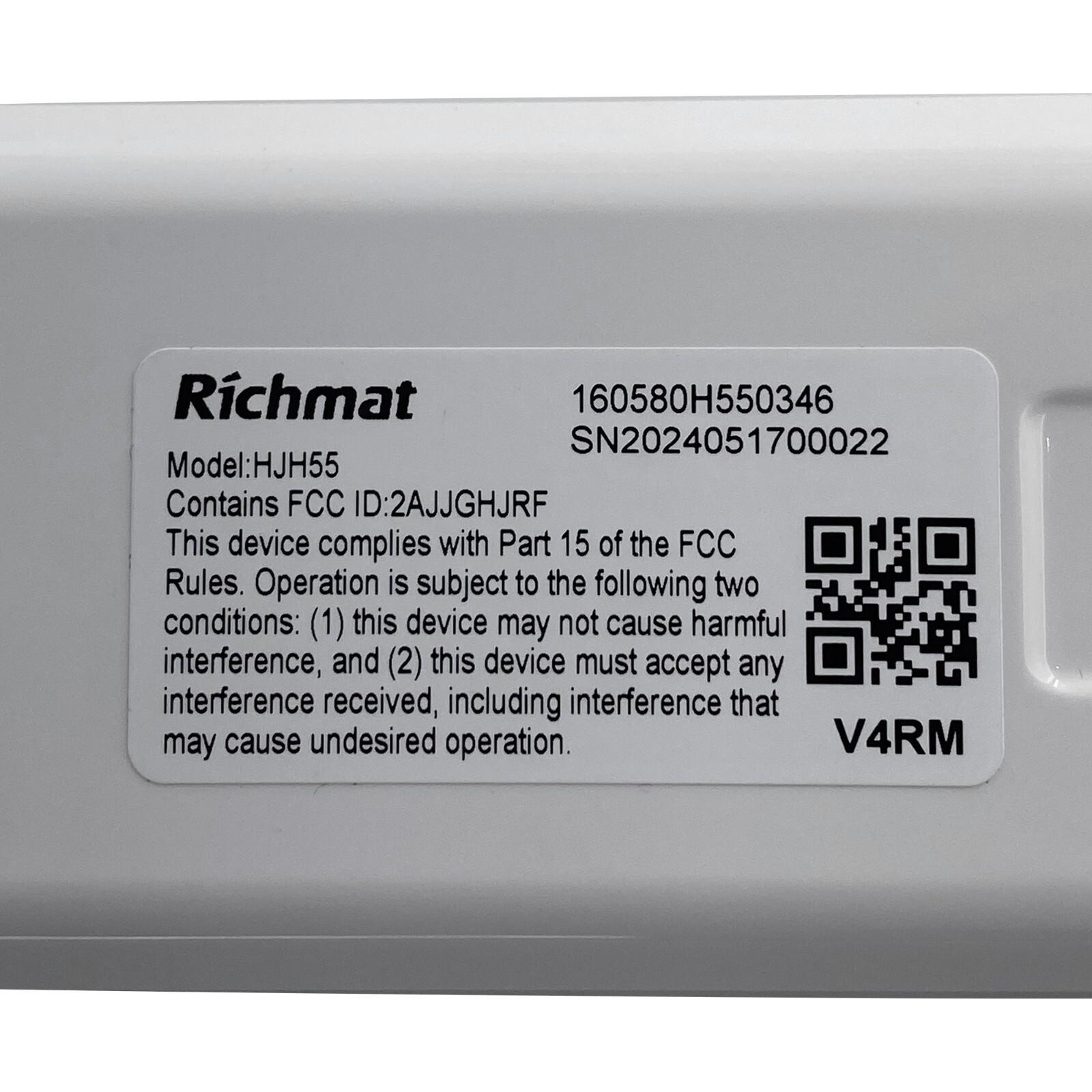 Adjustable Bed Richmat Wireless HJH55 Remote and HJC18 Control Box Kit