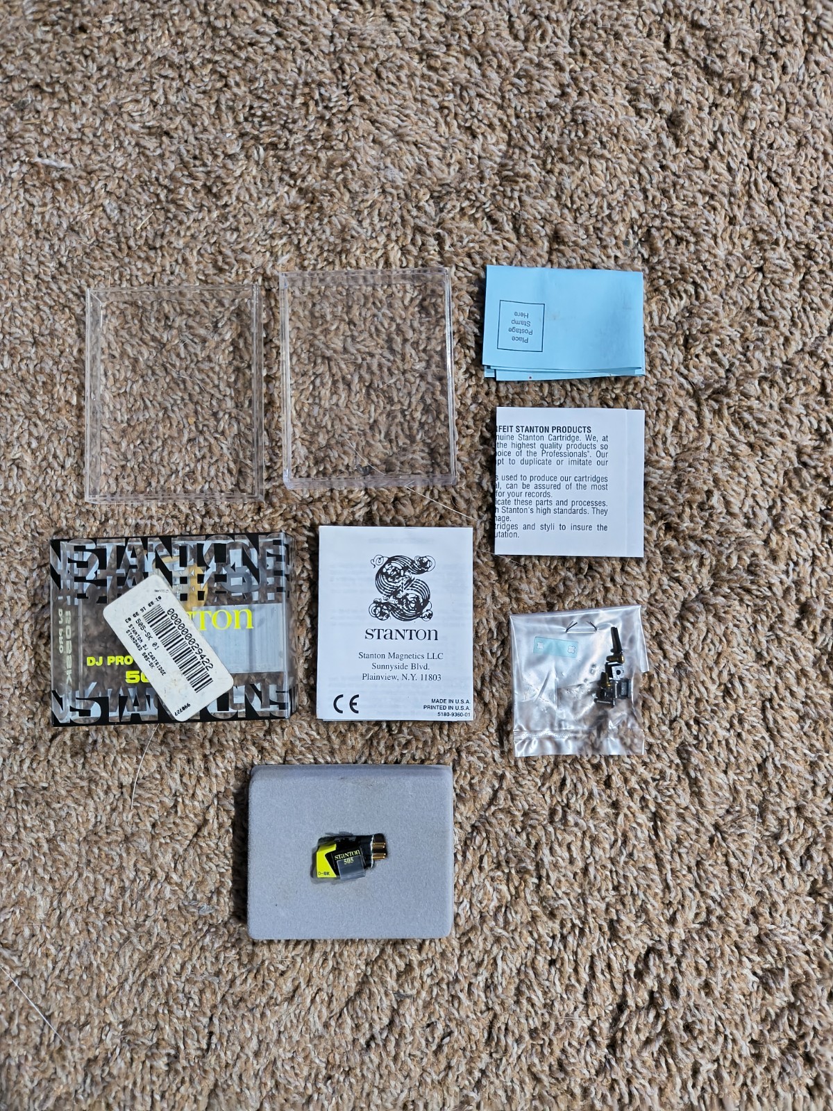 stanton DJ pro 505sk yellow and black