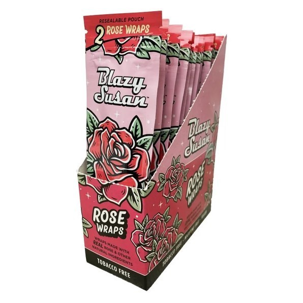 Blazy Susan Rose Wraps 25 Pack 2 Count Full Box