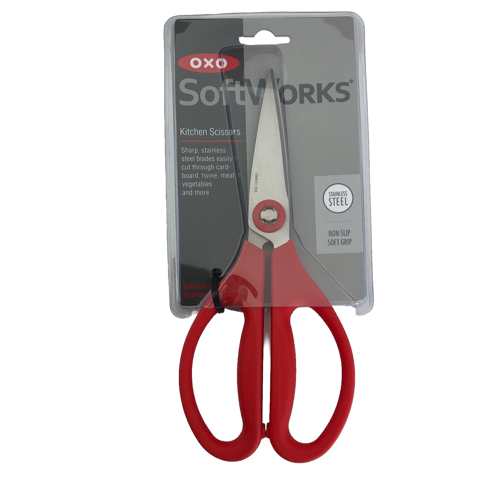 New OXO Softworks Red All-Purpose Red Shears Scissors