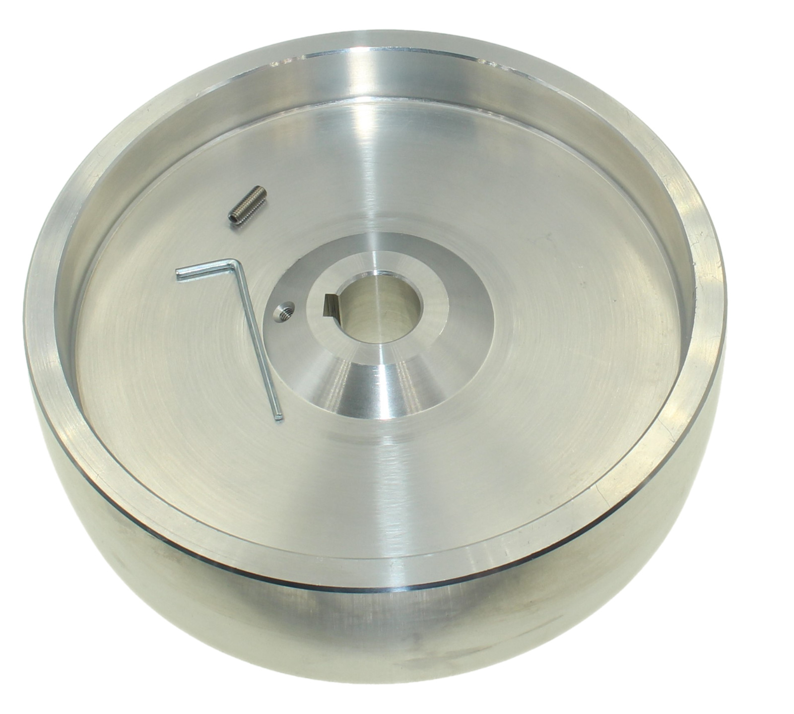 2x72" Belt Grinder Drive wheel  7.8" Drive-24 mm shaft - 198 mm Diameter