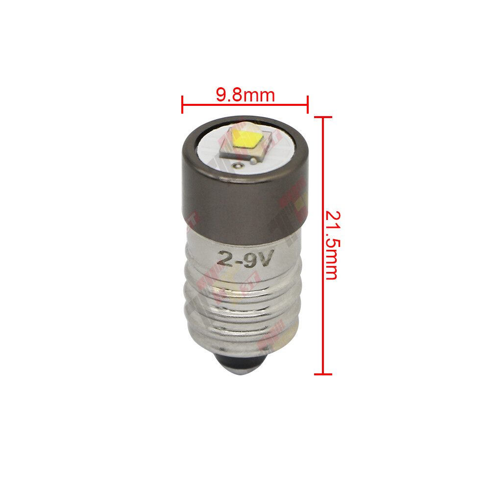 Upgrade BMW Glove Box Flashlight LED Bulb Non-Polarity E10 Screw Base