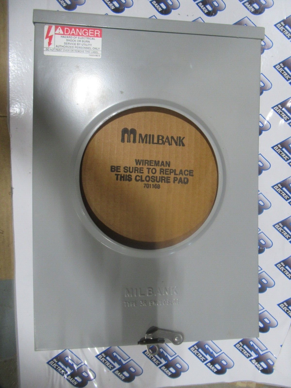 Milbank U200, 200A, 600V, 1PH3W, 4 Term, Ringless, N3R, Meter Base-MB351-NEW-S