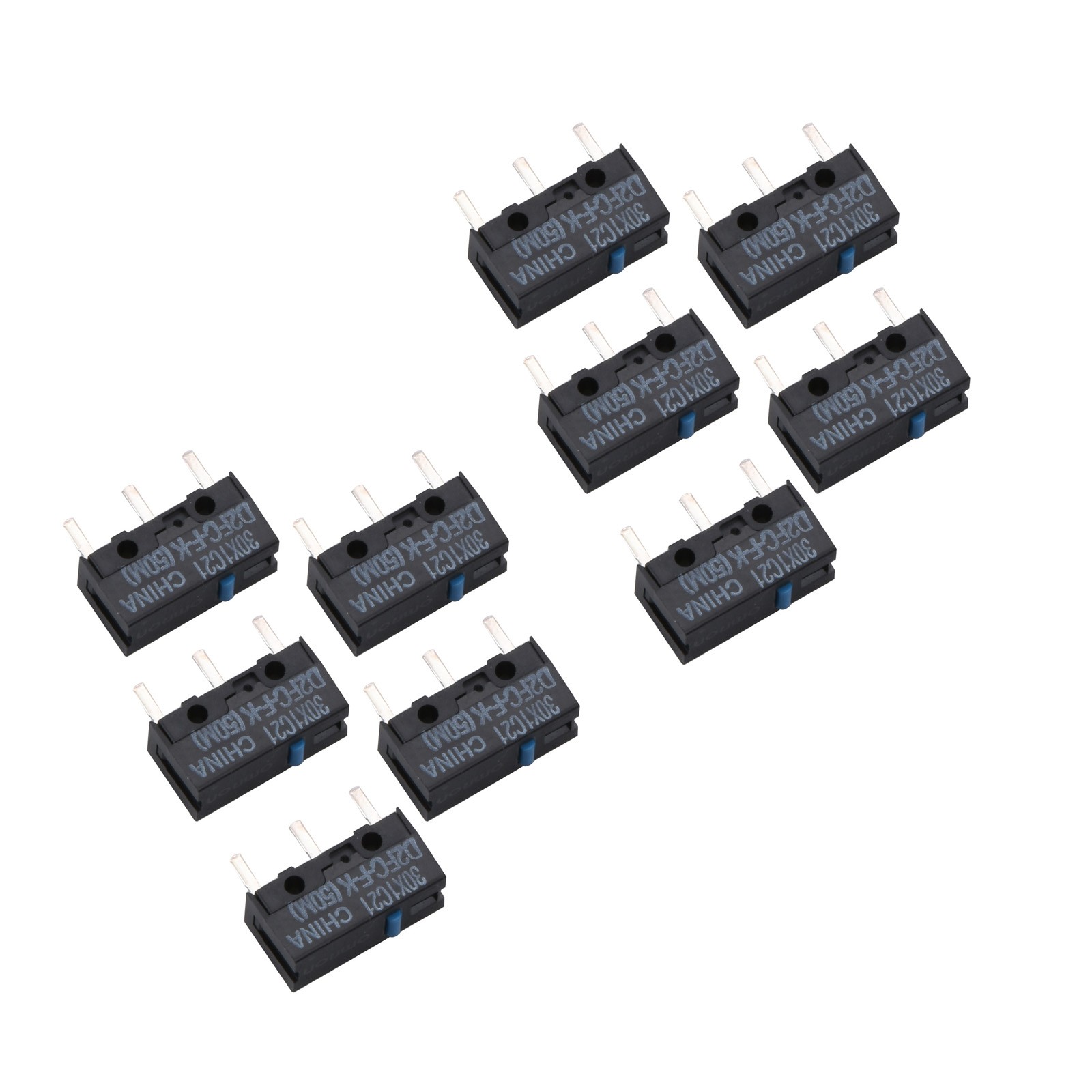 10Pack Original Genuine Micro Switch For Omron D2FC-F-K(50m) D2FC-F-K Mouse b