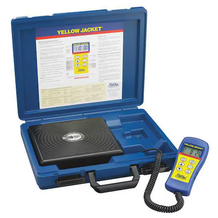 Yellow Jacket 68802 Refrigerant Scale, Electronic, 110 Lb