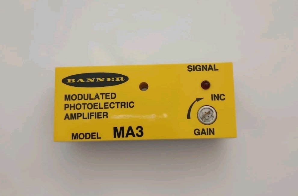 Banner Modulated Photoelectric Amplifier Model ma3