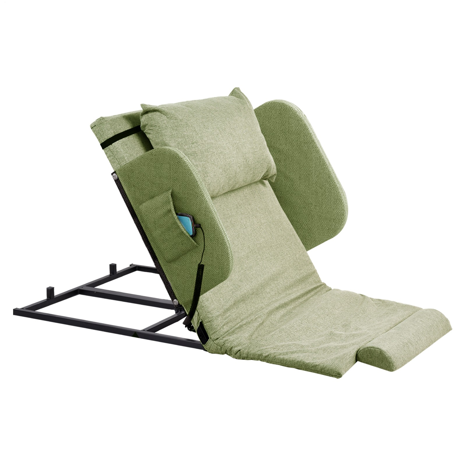 Electric Lifting Bed Backrest with Mattress Adjustable Back Rest Support Powered