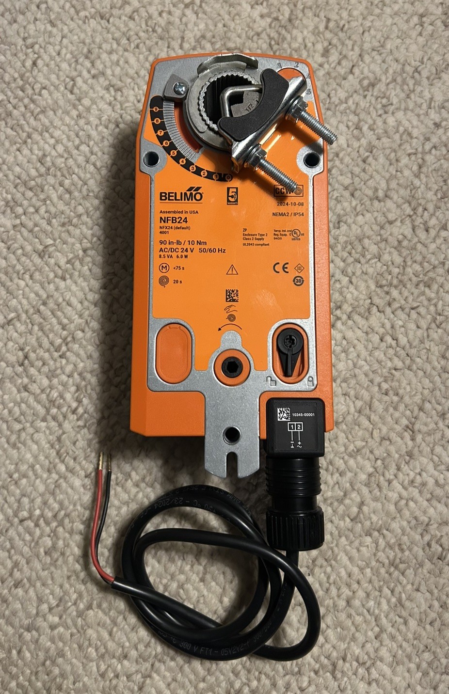 Belimo NFB 24 Actuator.   See Description…