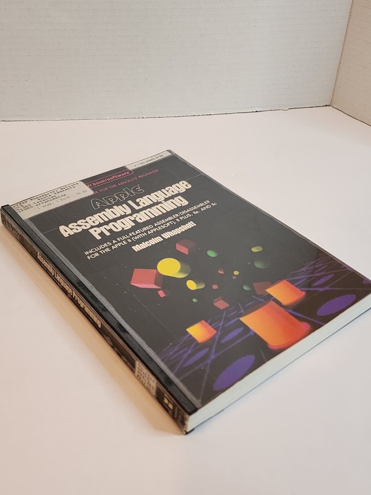 Apple Vintage 1984-Assembly Language Programming-Malcom Whapshott-W/Case & Disc