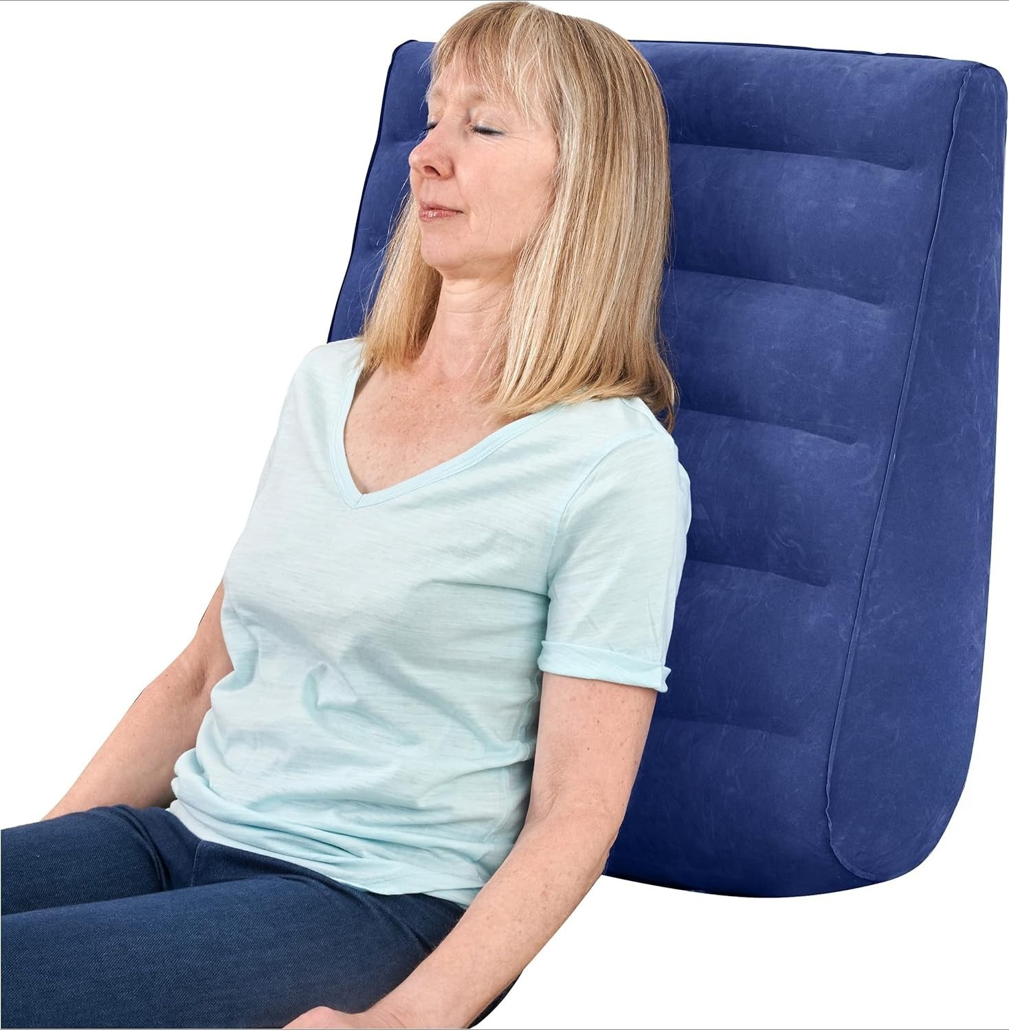 Inflatable Wedge Pillow for Travel Wedge Pillow for Sleeping, Extra