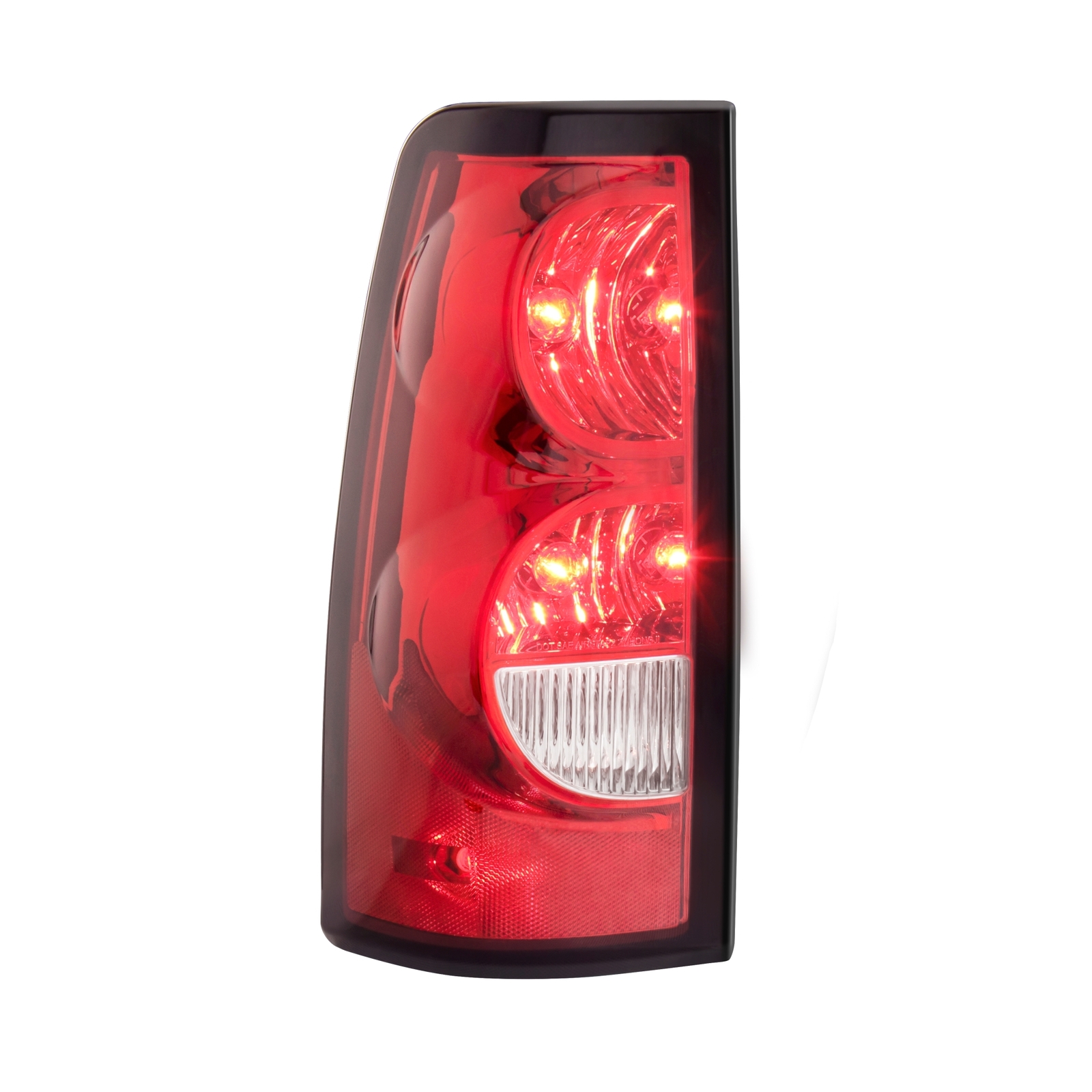 For 2003-2006 Chevy Silverado Chrome Housing Headlights & Red Tail Lights