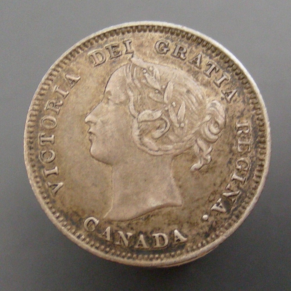 Canada Victoria Five Cent Silver 1901