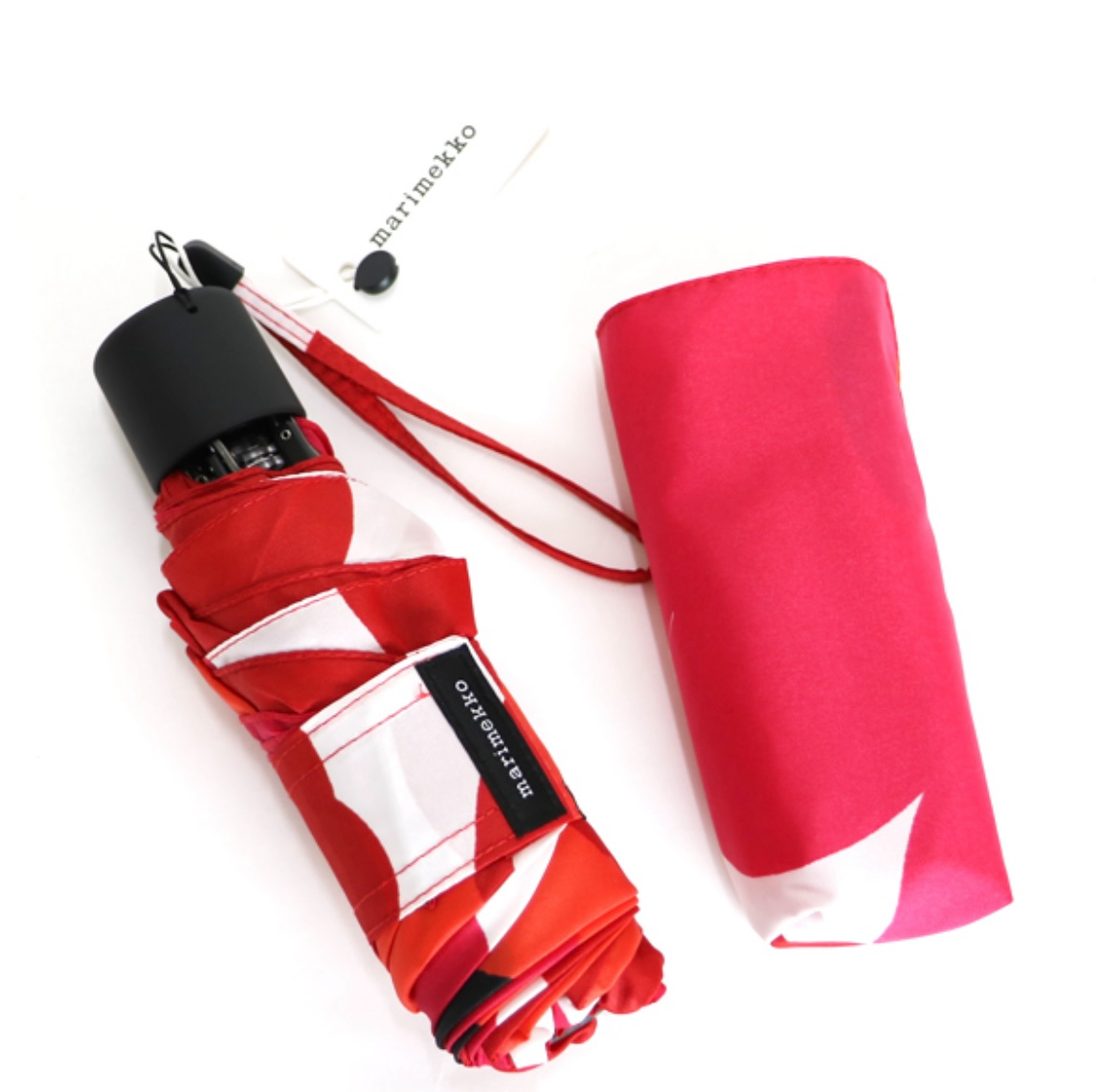 Marimekko Umbrella Mini Manual Unikko Folding Red
