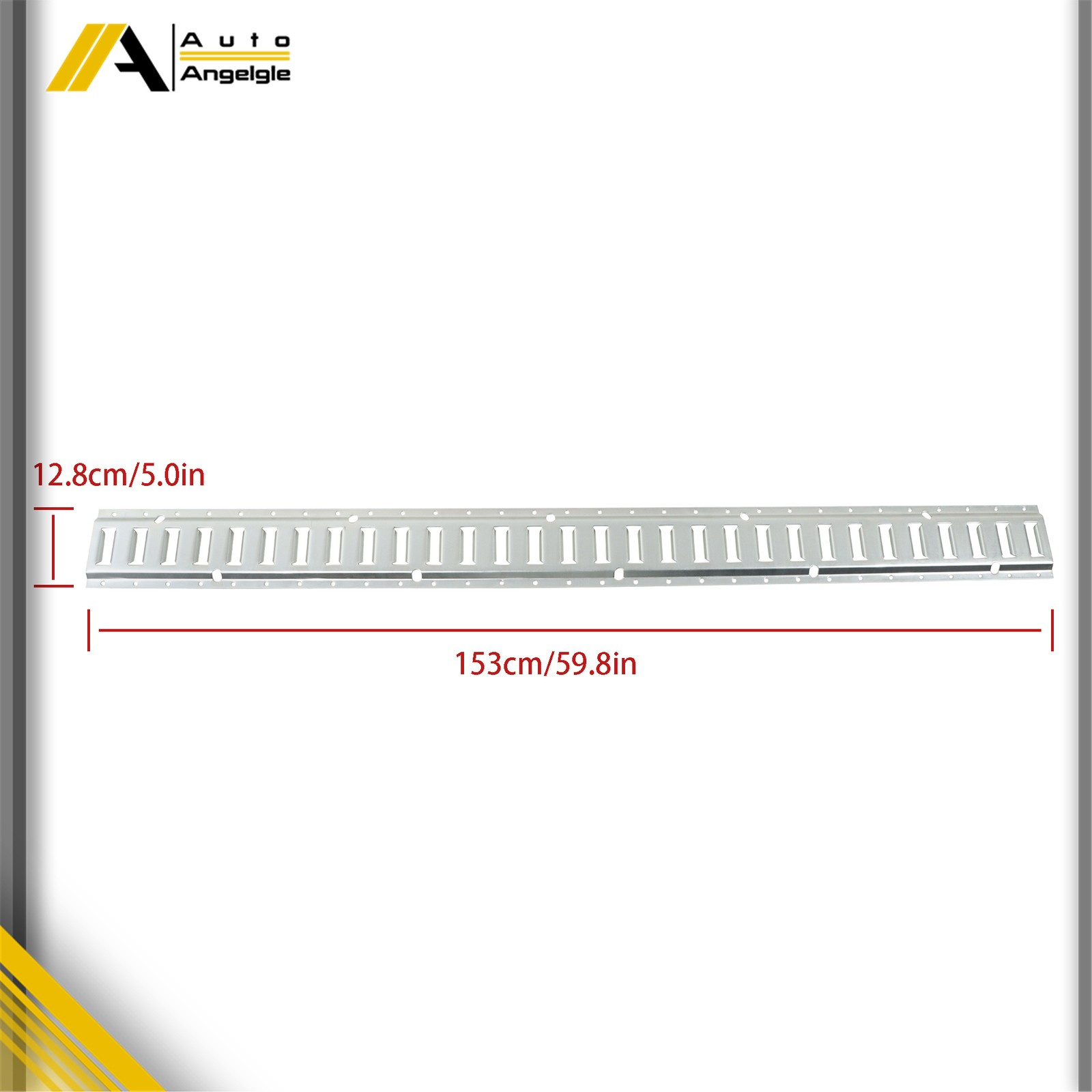 10PCS E Track Tie-Down Rail Kit Trucks Vans Garages Trailer Tie Down System
