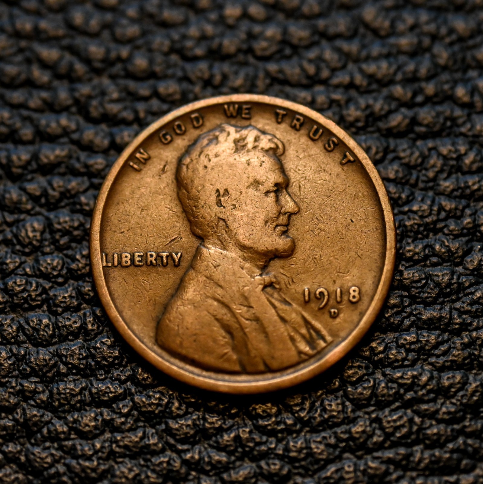 1918-D Lincoln Wheat Cent ~ VERY GOOD (VG) Condition ~ COMBINED SHIPPING!