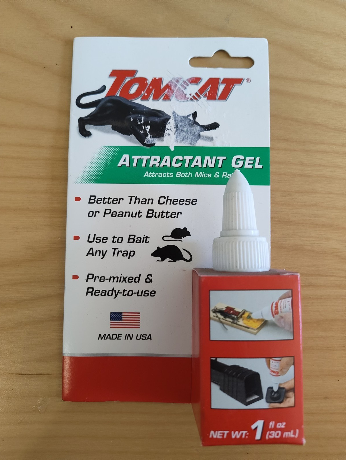 Tomcat Attractant Gel Attracts Mice and Rats alternative better than Cheese/pb