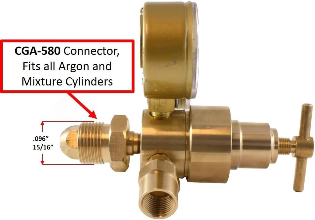 Industrial Argon Regulator & Flowmeter for MIG & TIG Welding