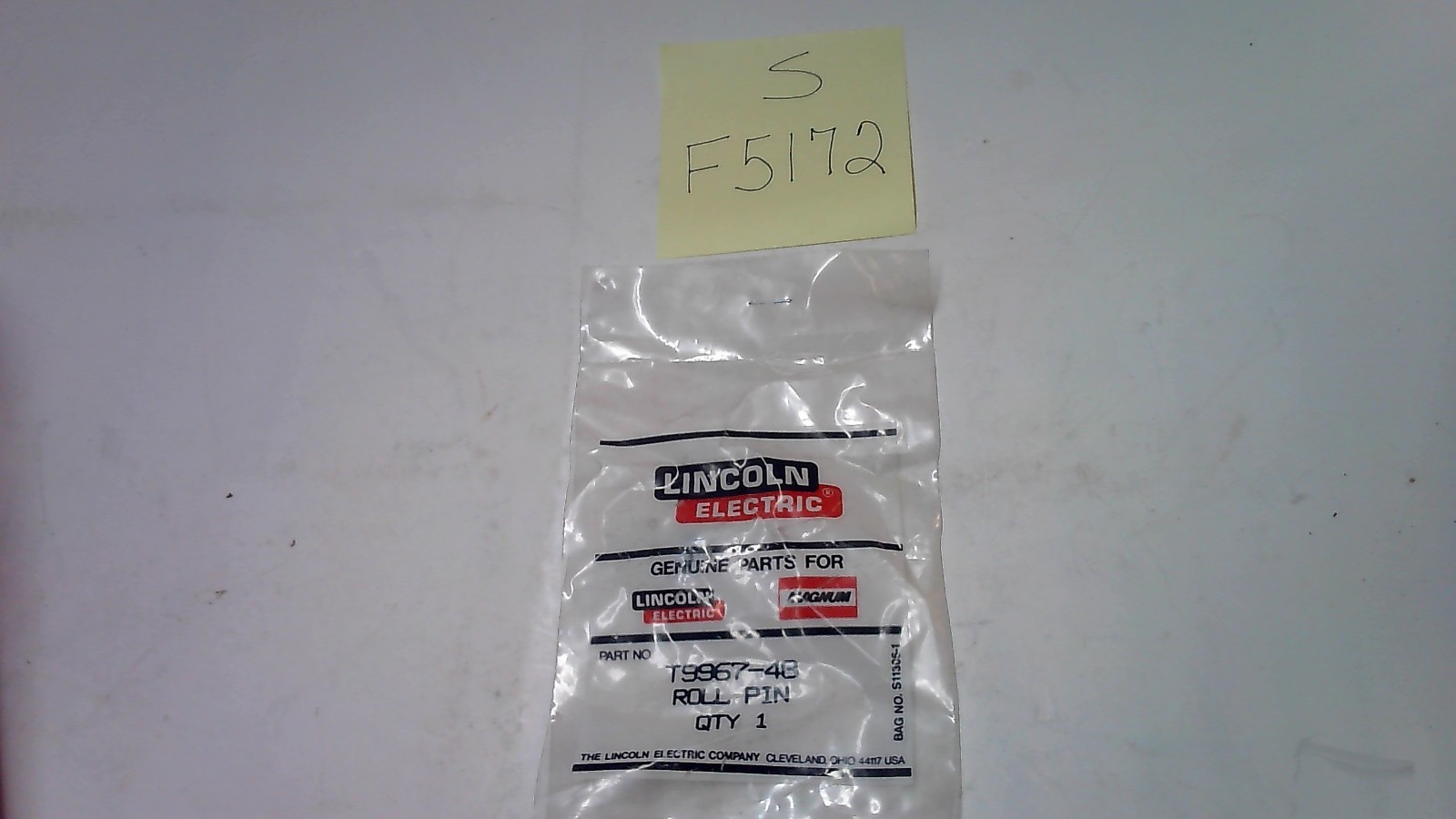 LINCOLN T9967-48 ROLL PIN
