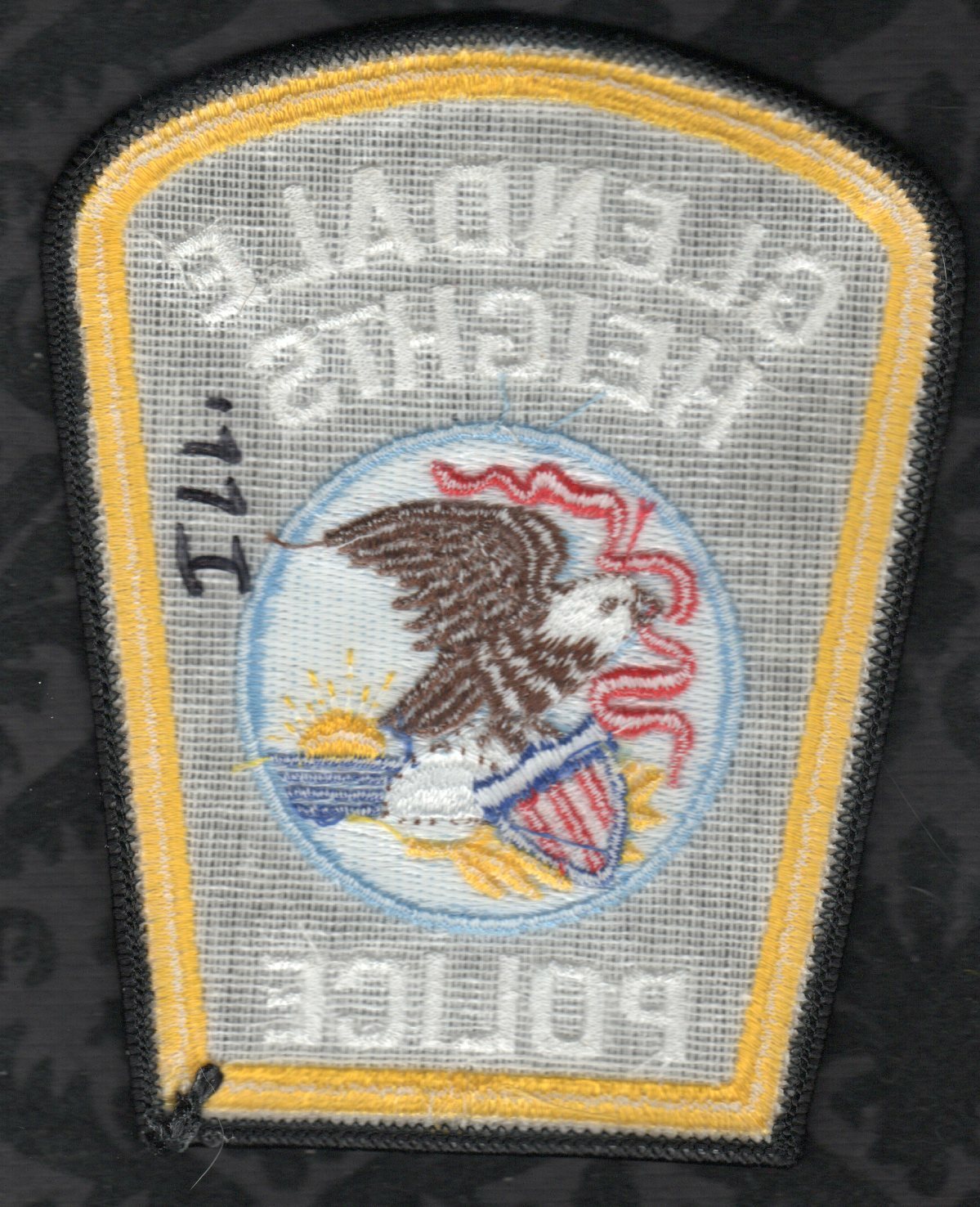 👍👍👍 Glendale Heights Illinois Police Shoulder Patch