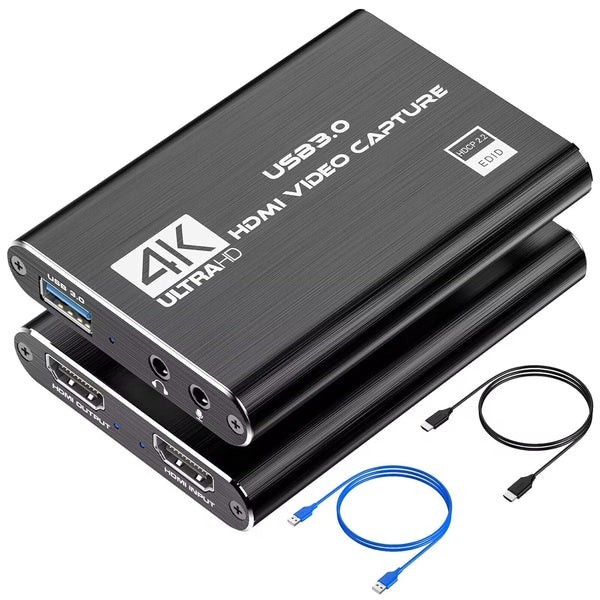 4K HDMI Capture Card USB 3.0 – 1080P 60FPS Video Recorder