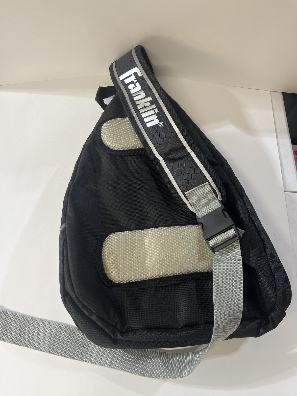 NEW Franklin Black Sling Bag with Adjustable Strap