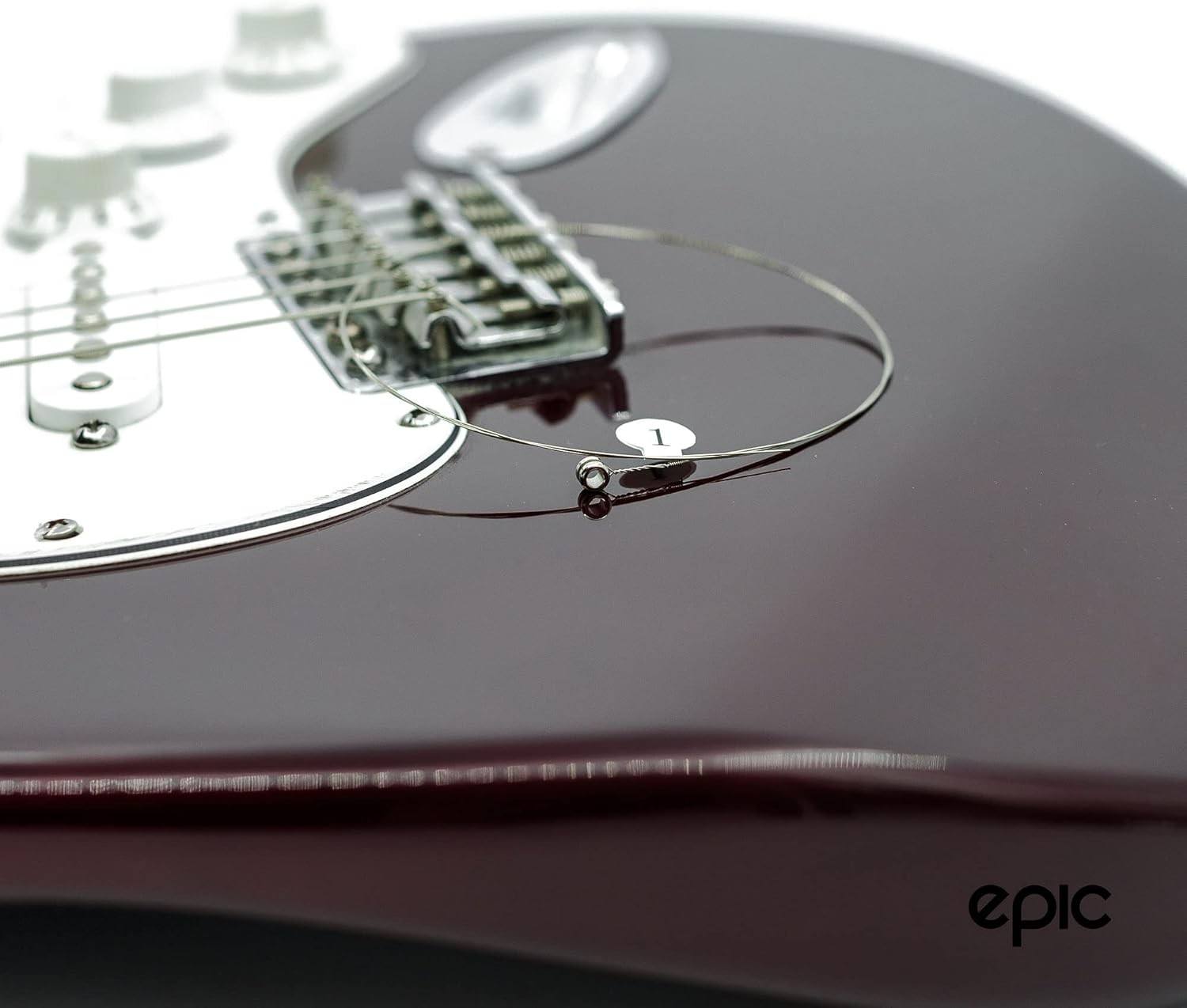 12-Pack .010 Gauge High E String Single Electric Guitar Strings 10