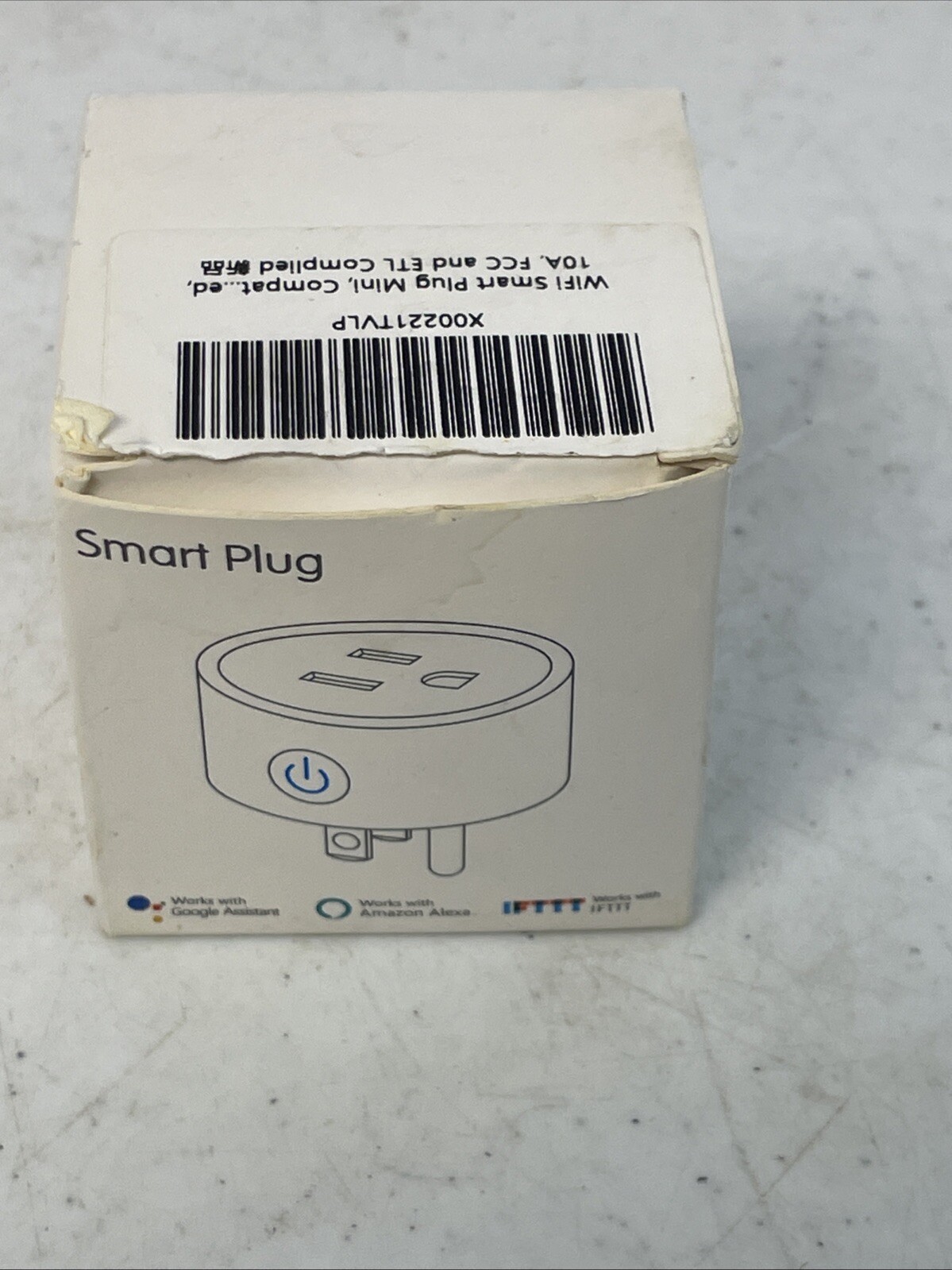 Smart Plug Home Assistant - Google, Amazon Alexa, White One Size - iOS & Android