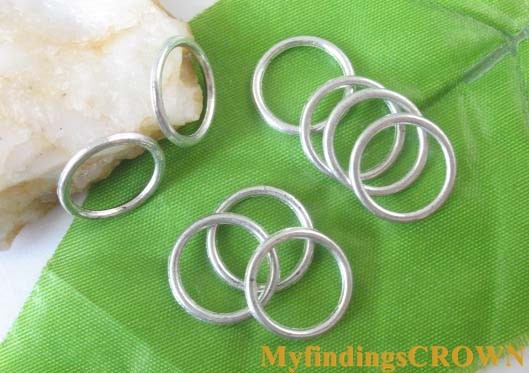 240pcs Tibetan Silver circle connectors 16mm FC8187