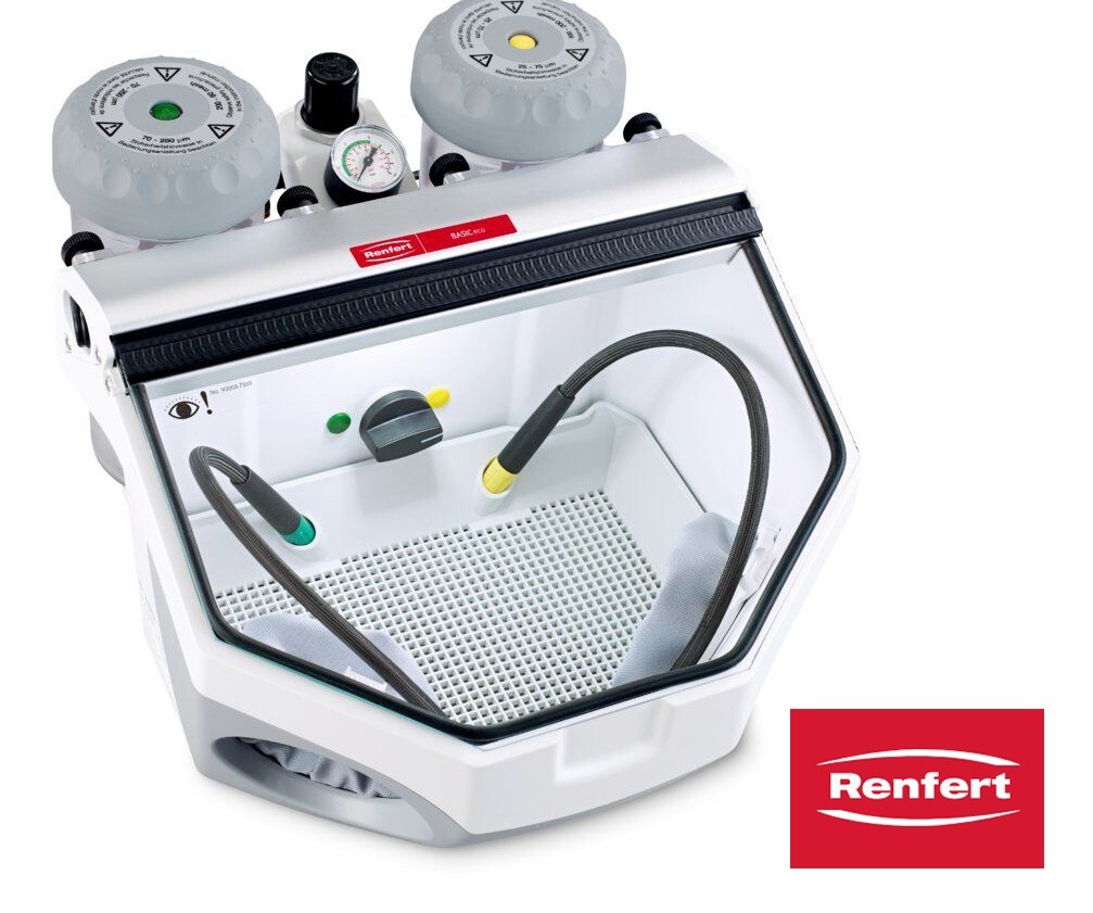 Dental Lab Renfert Basic eco Fine sandblasting unit 29492025 230V 25-70/70-250µm