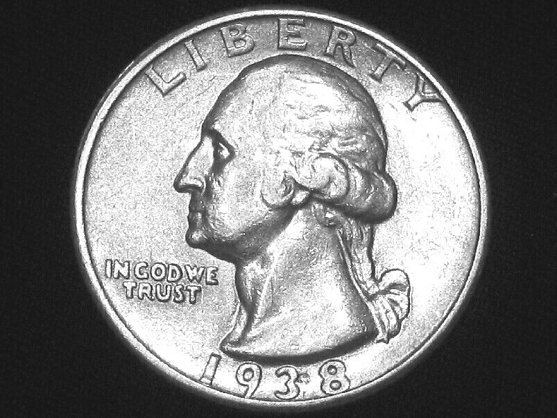 1938-S Washington Quarter --- Almost Uncirculated