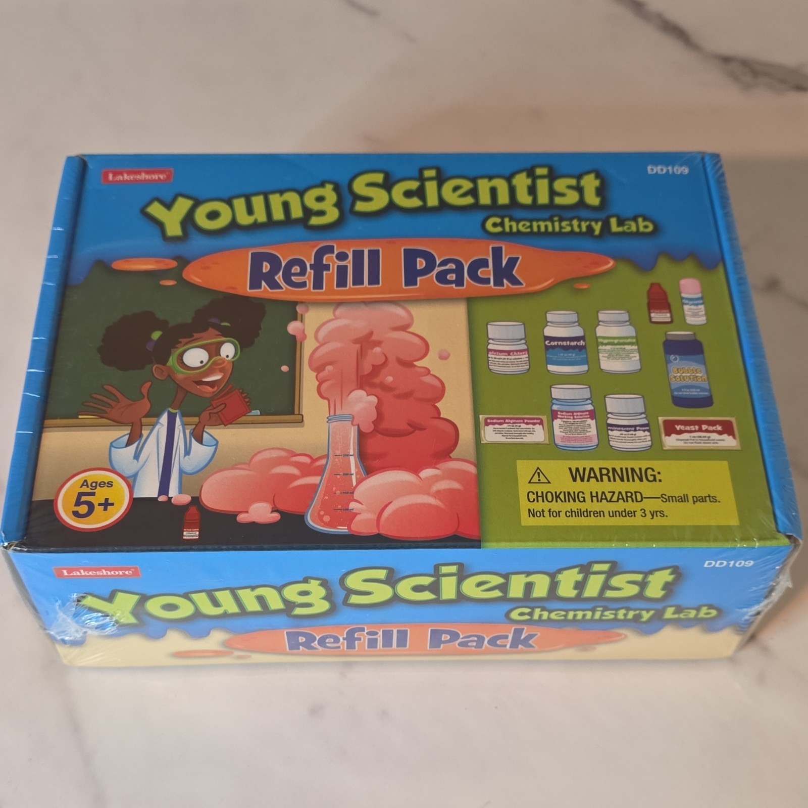 Lakeshore Young Scientist Chemistry Lab Refill Pack DD109, Ages 5+