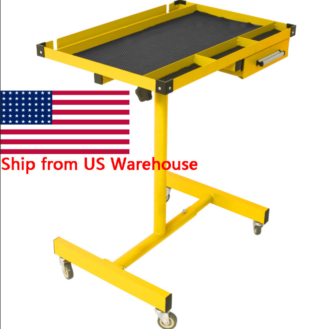 Adjustable Work Table with Drawer
