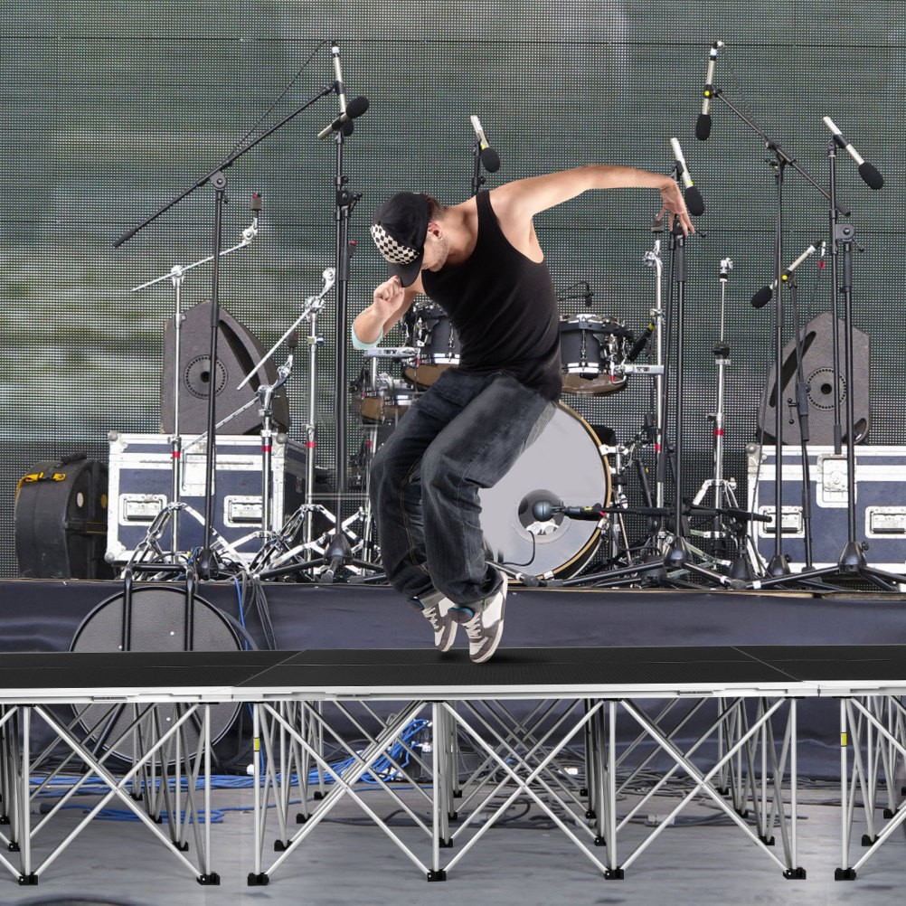 Portable Stage Platform 4x4 Foldable Small Stage Platform 48 L*16H Folding