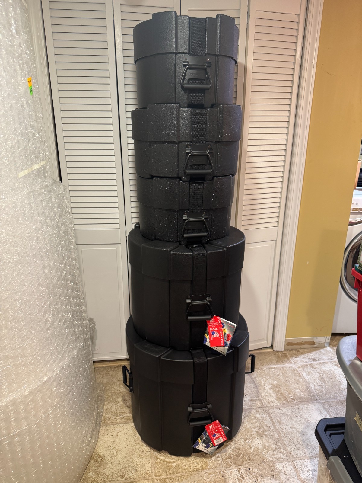 Humes & Berg Enduro Pro Bass Drum Case - LOCAL PICKUP LOT - NYC / LONG ISLAND