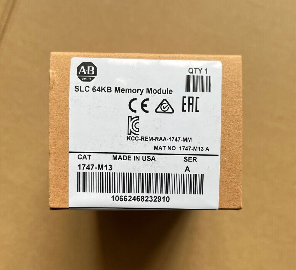 AB 1747M13 SER A SLC EEPROM Memory Module 1747-M13 NEW IN BOX