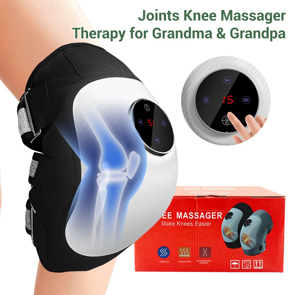 Knee Massager for Swelling Relief Improves Blood Circulation 3 Vibration Modes