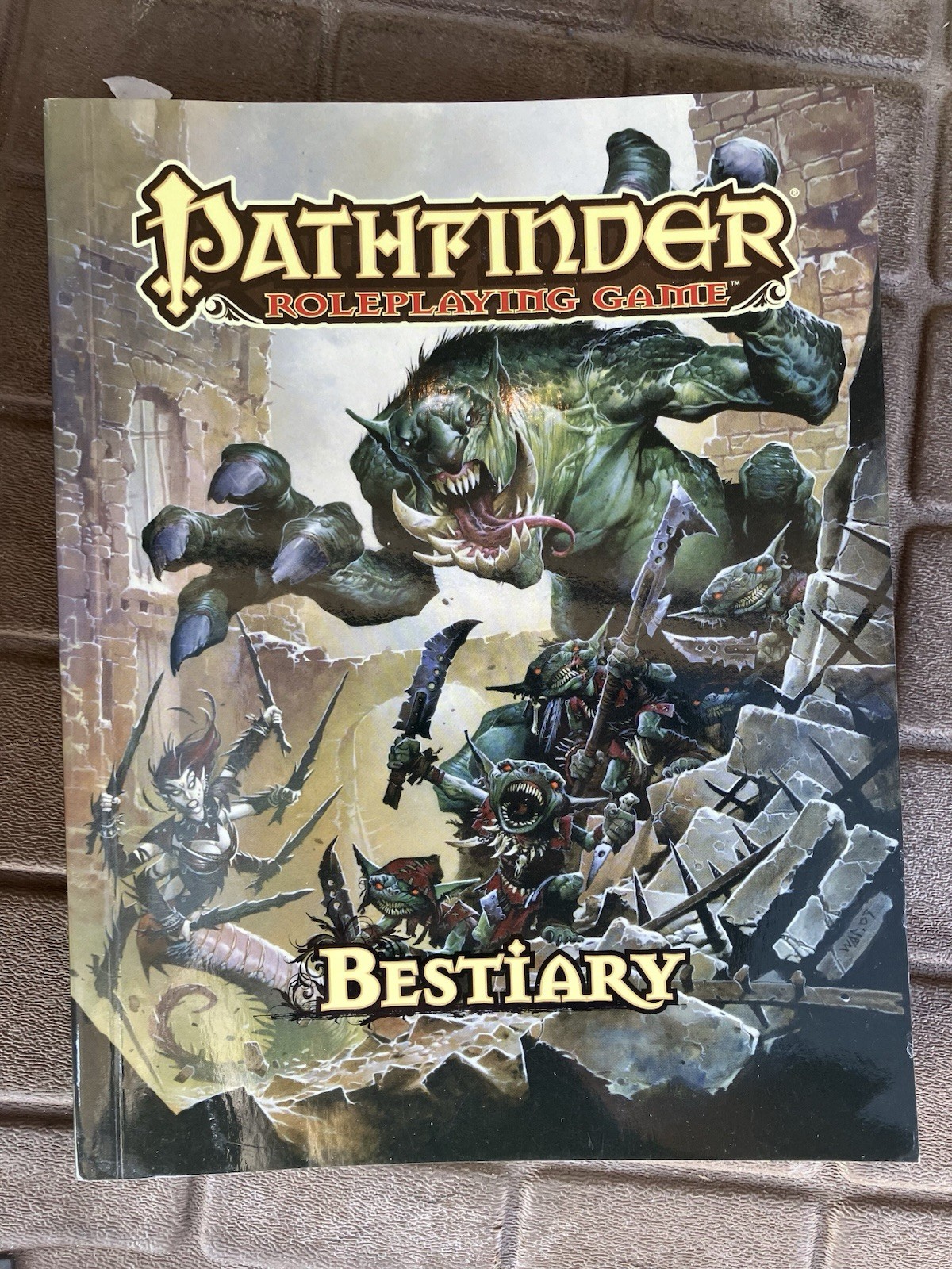 Pathfinder Roleplaying Game - Bestiary Book SOFT COVER